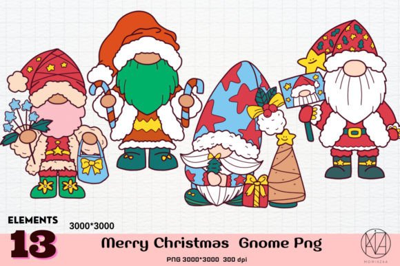 13 Merry Christmas PNG Cartoon Colorful Review for Illustrations