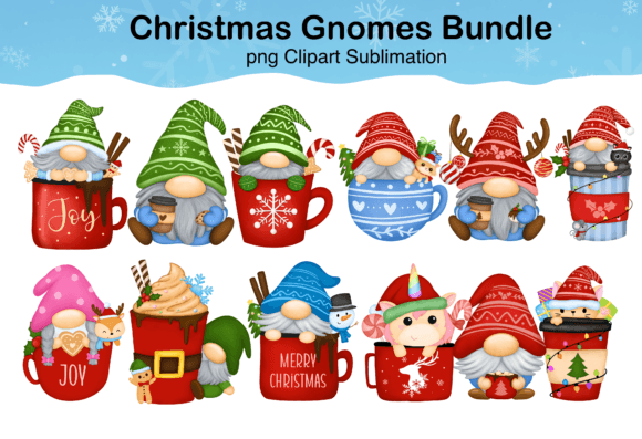 Christmas Bundle Gnome Clipart Coffee: A Designer's Review of Seasonal Illustrations