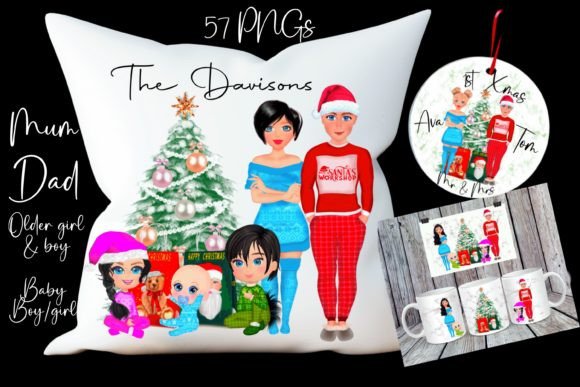 Christmas Chibi Family: A Review for Illustrations Sellers