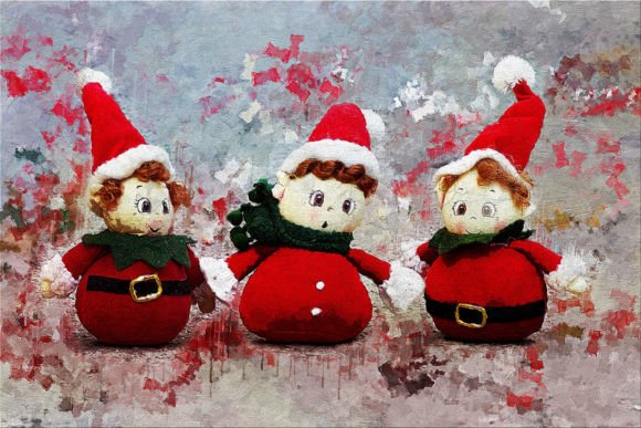 Christmas Printable Graphics Pack 31: Festive Illustrations for Makers