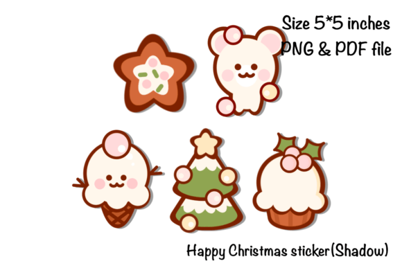 Happy Christmas Sticker Review: A Versatile Illustrations Asset for Branding