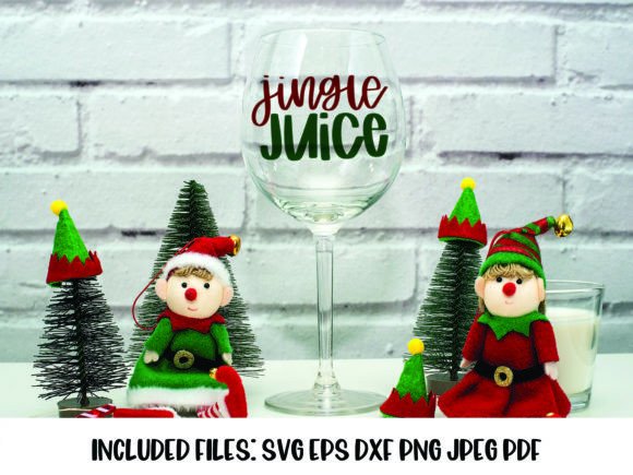 Jingle Juice Christmas SVG for Illustrations