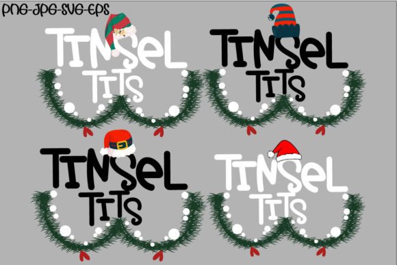Tinsel Tits Collection, Christmas: A Designer's Review of These Illustrations